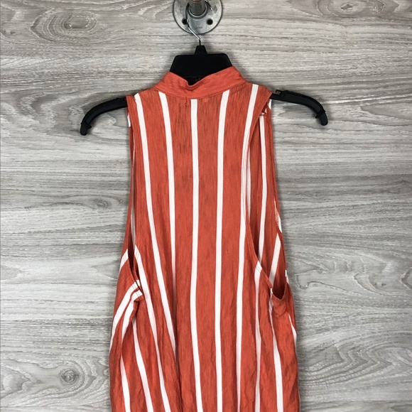 Michelle by Comune Stripe Surplice Tank - Picture 6 of 8